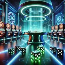 Antarmuka permainan Mega Sevens di ciputra toto menampilkan grid slot dengan simbol angka tujuh